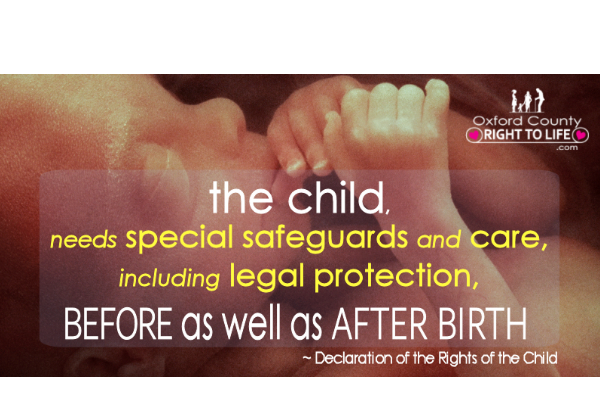 Unborn deserve protection